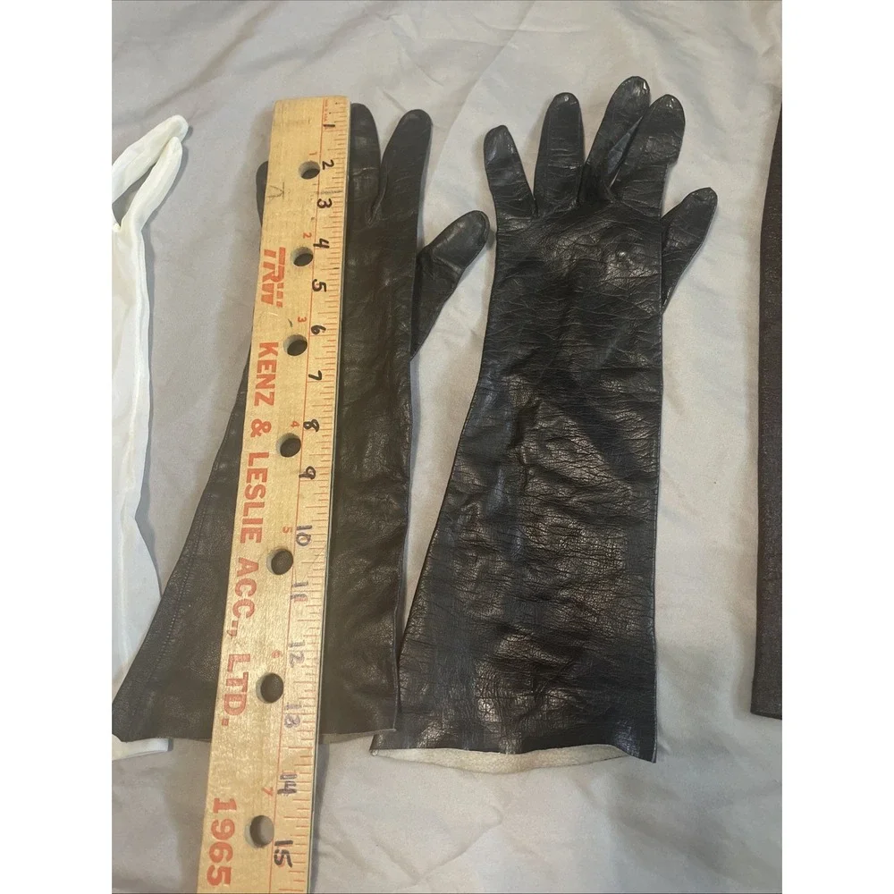 Vintage Womens White And 2 Leather Formal 14